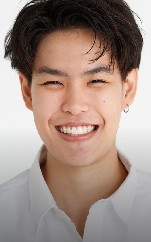 Palos Verdes Transgender Aesthetics model wearing white shirt